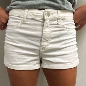 White shorts